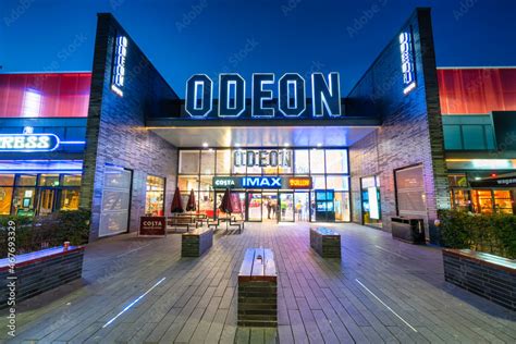 Milton Keynes,England-September 2021: Odeon cinema logo near MK Stadium ...