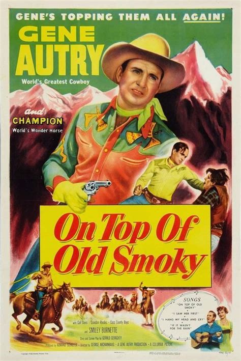 100 Years of Movie Posters: Gene Autry | Smokies, Movie posters, Western movies