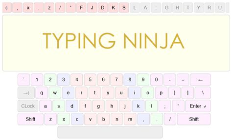 Keyboard Ninja Typing Game