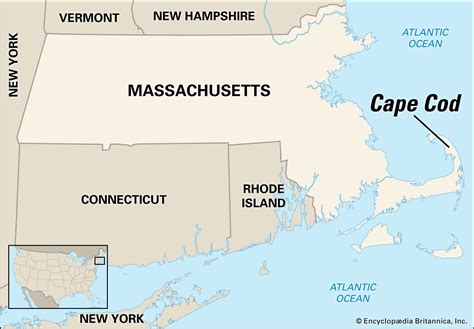 Map Of Cape Cod Massachusetts - Vikky Jerrilyn