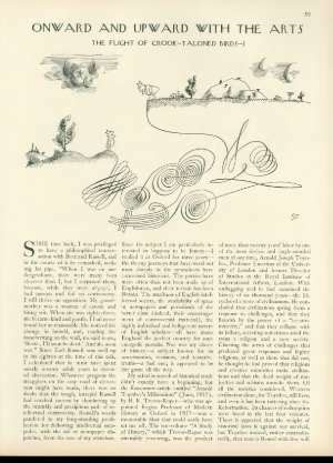 THE FLIGHT OF THE CROOK-TALONED BIRDS | The New Yorker