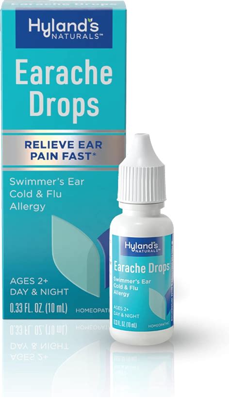 Buy Ear Drops for Swimmers Ear and Allergy Relief for Kids and Adults by Hyland's, for Clogged ...