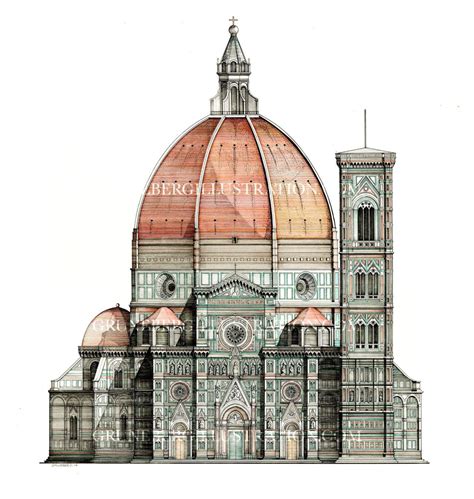 Firenze, Santa Maria del Fiore, RM 2020 05 31 | Disegno di architettura, Schizzi d'architettura ...