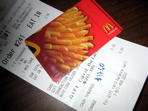 McChronicles: McDonald's Gift Card