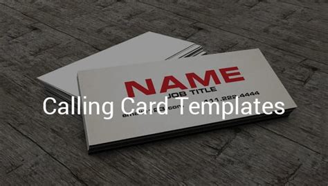 Free download template for calling card - tangogar