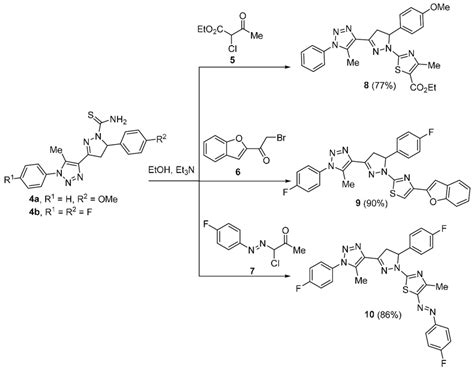 Scheme 2. Synthesis of heterocycles 8-10. The crystal structure of 8... | Download Scientific ...