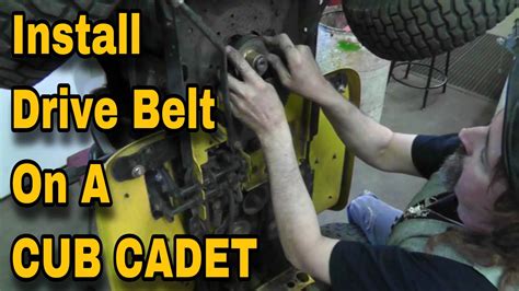 How To Replace Drive Belt On Cub Cadet Ltx 1046 Belt Poster | Images and Photos finder