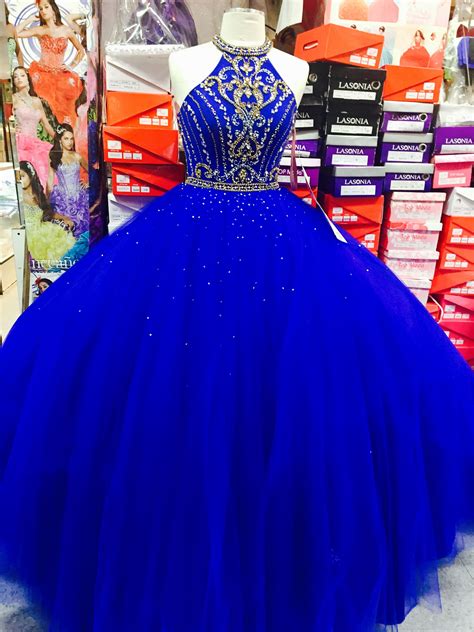 3+Latest Royal Blue And Gold Quinceanera Dresses - OnlyHats