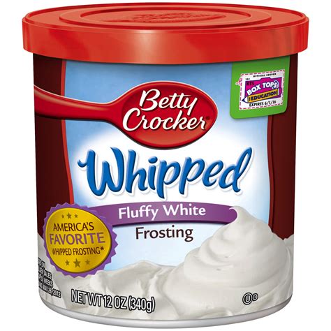 Betty Crocker Whipped Frosting, Fluffy White, 12 oz (340 g)