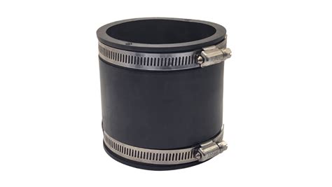 Flexible Rubber Repair Coupling - 100mm PVC to PVC