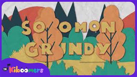 Solomon Grundy Song - The Kiboomers Preschool Songs & Nursery Rhymes to Teach Days of the Week ...