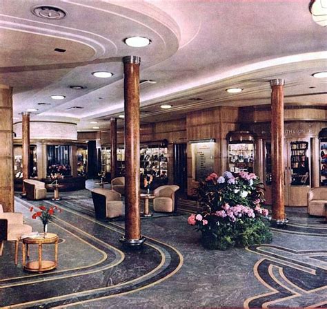 Pin by Marianne Gram Hansen on Ocean Liners | Ship interior, Queen mary ship, Queen mary