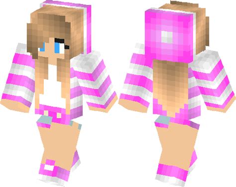 CUTE Pink Girl | Minecraft Skin | Minecraft Hub | Minecraft skins cute, Minecraft girl skins ...