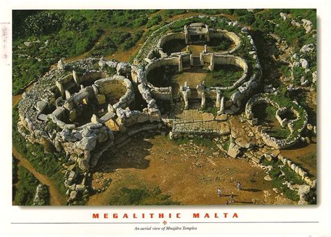 MY UNESCO WHS POSTCARDS COLLECTION: MALTA - Megalithic Temples of Malta