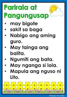 Teacher Fun Files: Mga Parirala at Pangungusap sa Pagsasanay sa Pagbasa 1st Grade Reading ...