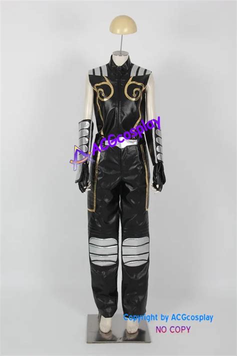 Tekken cosplay Raven Cosplay Costume ACGcosplay Pleather made-in Anime ...