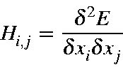 Calculation of the Hessian matrix