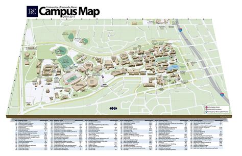 UNR Campus Map 2010-11 | 3D-style version of the official Un… | Flickr