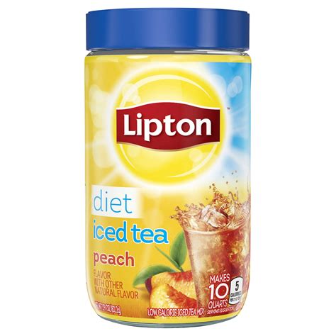 Lipton Diet Peach Iced Tea Mix - Shop Tea at H-E-B