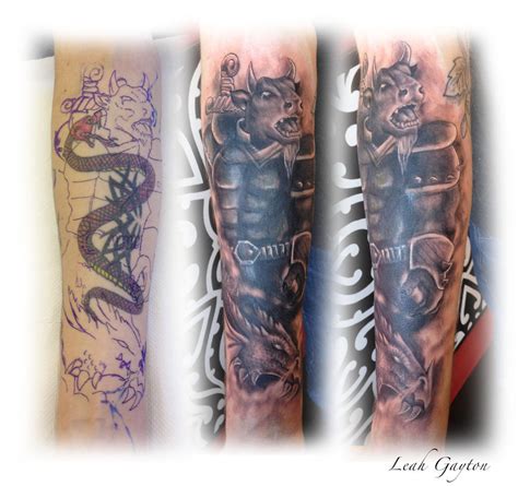 Minotaur Cover Up Tattoo by firecomet on DeviantArt