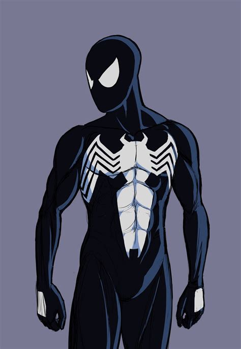 Spider-Man: Symbiote [Marvel Comics] Minecraft Skin