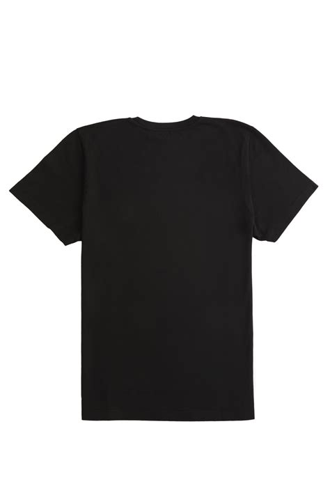 Plain Black Raw Cotton T-Shirt - Barbanera