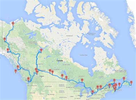 According to an algorithm, this is the ultimate Canadian road trip | Canadian road trip, Cross ...