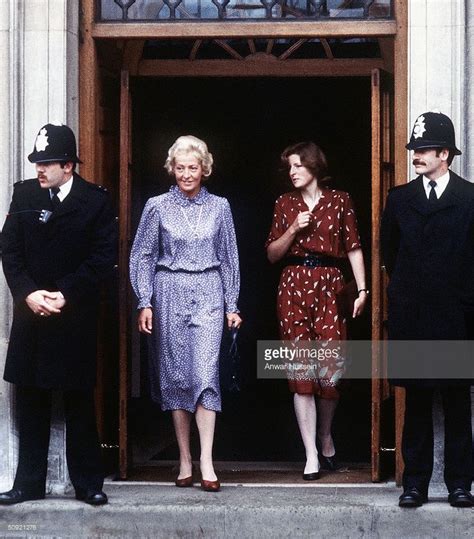 Diana's mother, Frances Shand Kydd, leaves St Mary's hospital with ...