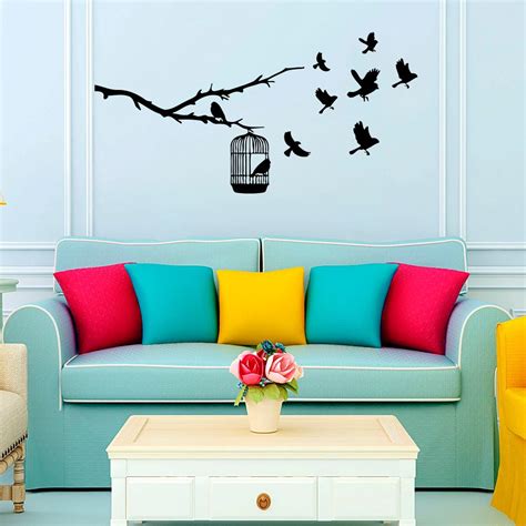 Wall Decal Vinyl Sticker Decals Art Home Decor Mural Birdcage