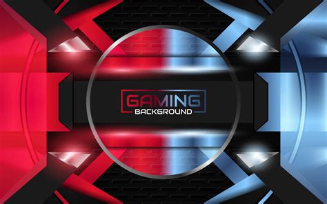 Futuristic Red Blue Gaming Background Graphic by Artmr · Creative Fabrica