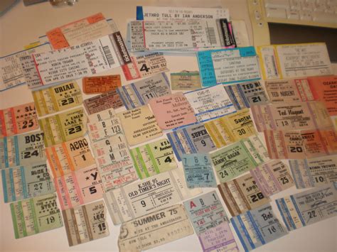 Classic Rock Concert Ticket stubs – KSHE 95