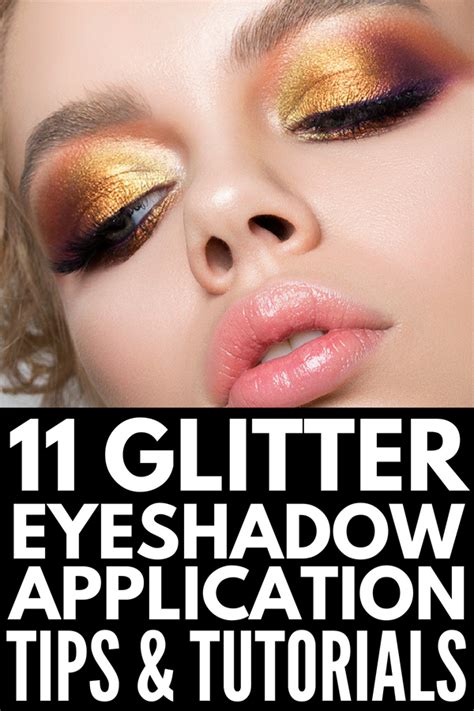 Glitter Glam 101! 11 Tips to Teach You How to Apply Glitter Eyeshadow like a Pro | Glitter ...