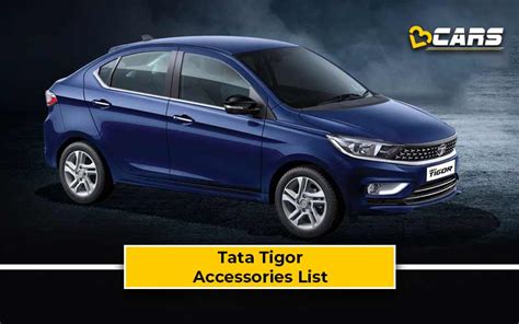 Tata Tigor Official Accessories List With Price (Updated)