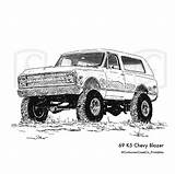Chevy Blazer Coloring Pages sketch template
