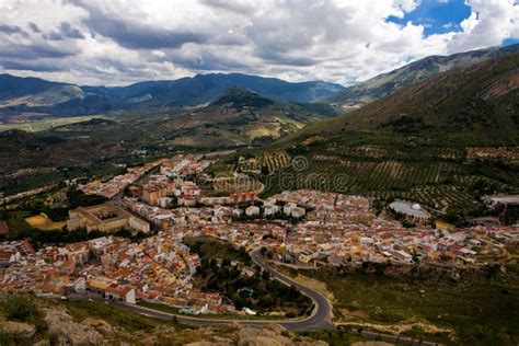 Magnificent Panorama of Jaen Town in Andalusia Stock Image - Image of ...