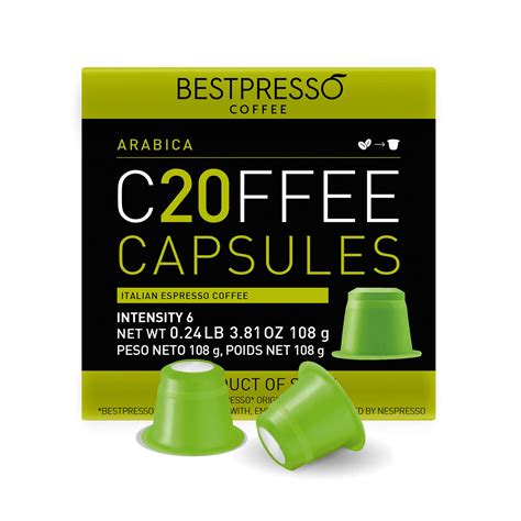 Bestpresso Coffee for Nespresso Original Machine 120 pods Certified Genuine Espresso Arabica ...