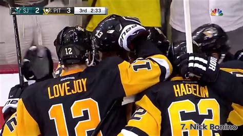 Pittsburgh Penguins: Top Ten playoff goals of 2016 - YouTube