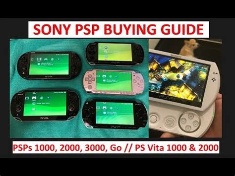 PSP buying guide and model comparison (including the vita) : vita