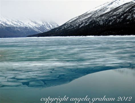 Eklutna Lake, Alaska (in the winter)... photo titled "not so alone" taken by angela graham ...