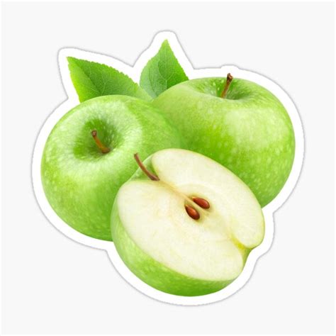 "Green apples" Sticker for Sale by 6hands | Redbubble