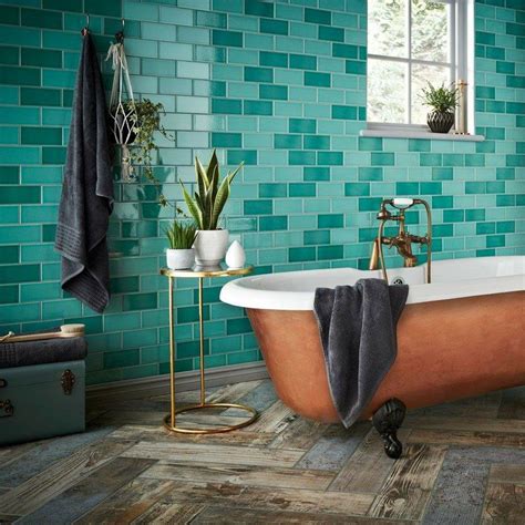 Rustic Blue Reclaimed Wood Effect Porcelain Floor Tiles | Walls & Floors