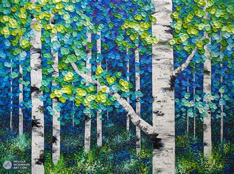 Birch Forest 48"x36" • Melissa McKinnon Art