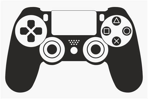 Ps4 Controller Vector - Clipart Ps4 Controller Png, Transparent Png , Transparent Png Image ...