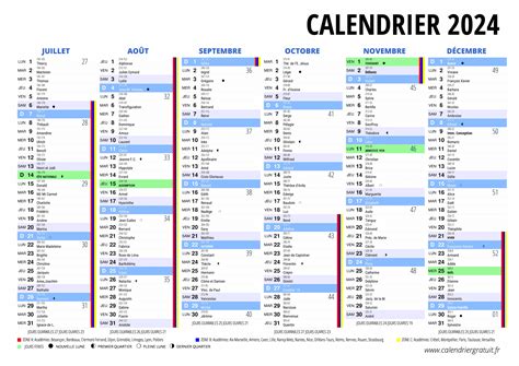 Calendrier 2024 A Imprimer - Calendar 2024 All Holidays