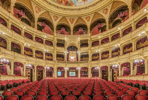 Interior of Hungarian State Opera House, Budapest, Hungary - Stock Photo - Dissolve