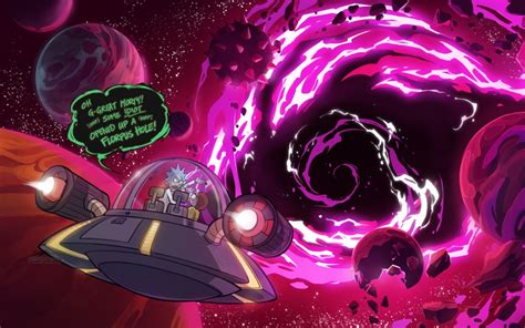 1280x800 Resolution Rick and Morty Space Adventure 1280x800 Resolution Wallpaper - Wallpapers Den