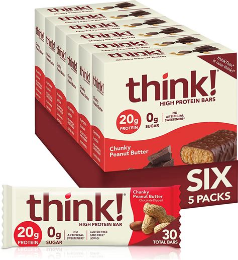 30-Count 2.1-Oz think! Protein Bars (Various Flavors)