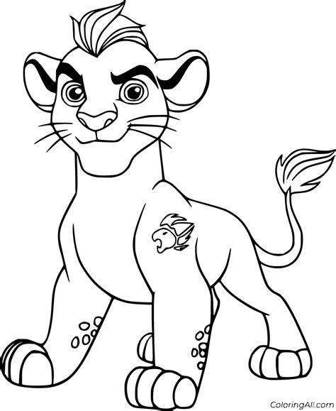 41 free printable Lion Guard coloring pages in vector format, easy to print from any device and ...