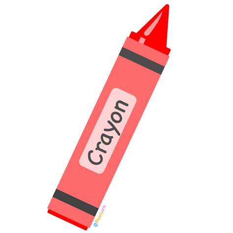 Red Crayon Clipart | Free Download | Pearly Arts