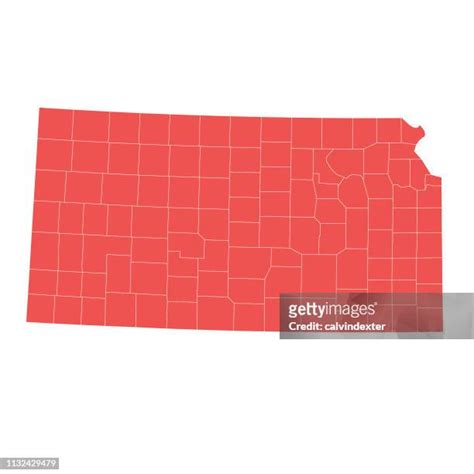 20 Kansas Counties Map Stock Photos, High-Res Pictures, and Images ...